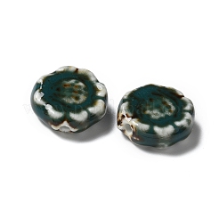 Фарфоровые бусины ручной работы&nbsp;PORC-L080-G05