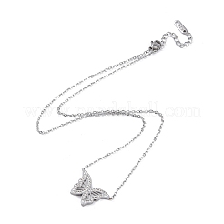 Ожерелья из нержавеющей стали 304 с цепочкой из троса NJEW-G081-10P