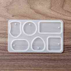 Diy щит и геометрическая форма кулон силиконовые Молды&nbsp;DIY-G067-06A