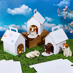Party-Geschenkboxen aus Papier mit Fenster für Haustiere&nbsp;CON-WH0085-165