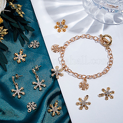 36шт 3 стиля подвески из сплава со стразами&nbsp;FIND-SC0020-07