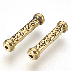 Сплавочные овальные бусины тибетского стиля  GLF10957Y-NF