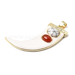 Pendentifs en pierres précieuses mixtes naturels et synthétiques&nbsp;KK-H267-012G-04
