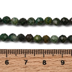 Naturales africanos hebras de abalorios de jade&nbsp;G-A318-A02-4mm-02
