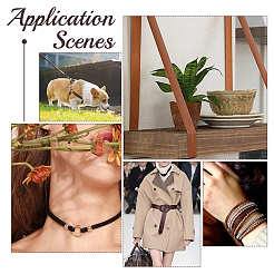 Искусственная кожа ткань обычная ткань личи AJEW-WH0034-90D-02