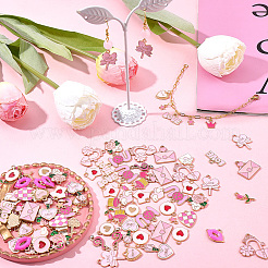 100 stücke 20 stile valentinstag thema legierung emaille anhänger&nbsp;FIND-BM0001-25
