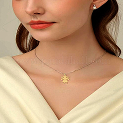 4 шт. 2-х цветные подвески из хирургической нержавеющей стали 316&nbsp;STAS-LP0002-90