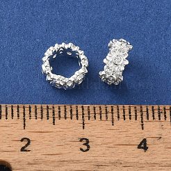 カドミウムフリー＆鉛フリー  ラックめっき  長持ちメッキ  透明  8x4mm  穴：5mm&nbsp;KK-B088-01B-03S