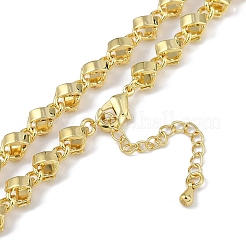 Латунные цепочки с покрытием для женщин NJEW-K382-10G