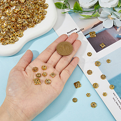 420 шт. 7 колпачка для бусин в тибетском стиле FIND-DC0003-93