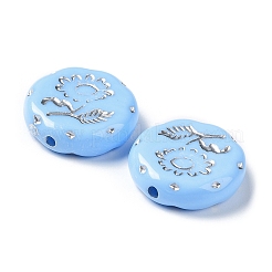 Непрозрачные акриловые бусины&nbsp;OACR-G016-27C