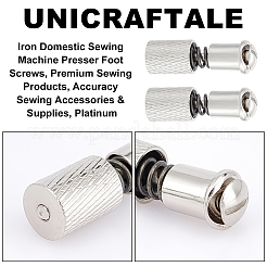 12 шт. железные винты прижимной лапки для бытовых швейных машин TOOL-UN0001-39