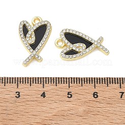 Pendentifs en alliage avec strass&nbsp;FIND-D044-20G-01