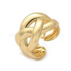 Латунные манжеты кольца перста RJEW-C120-14G