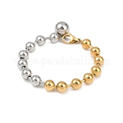 Браслеты из нержавеющей стали 304 с бусинами&nbsp;LS-BJEW-Z136-03GP