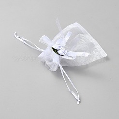 3d цветочные органзовые мешочки на завязках&nbsp;OP-WH2002-01A-01