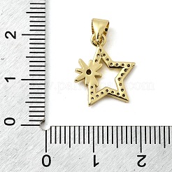 Латунные микро проложить кубического циркония подвески&nbsp;KK-I360-077G