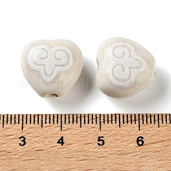 Perles de porcelaine à la main imprimés&nbsp;FIND-H023-02K