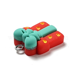 Рождественские подвески из непрозрачной смолы RESI-G043-A04