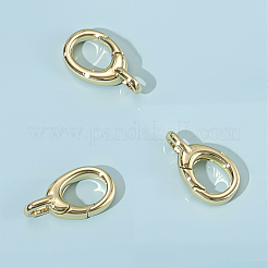 6 шт. латунные пружинные кольца-затворы KK-SC0006-45