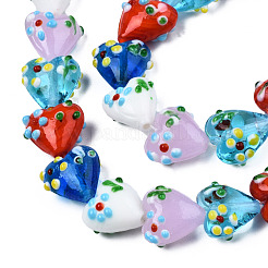 Бусины ручной работы ухабистой бисер нитей LAMP-N029-011A