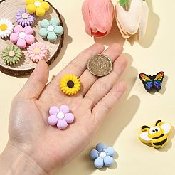 12 pièces 12 styles de perles de silicone&nbsp;SIL-FS0001-34B