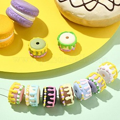 9шт 9 цвета непрозрачные акриловые бусины&nbsp;OACR-CJ0002-63