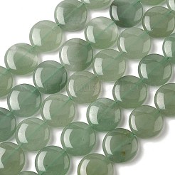 Естественный зеленый авантюрин бисер нитей G375-27