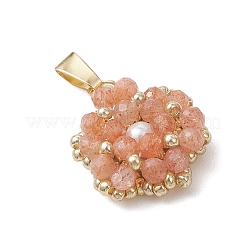 Натуральный солнечный камень&nbsp;PALLOY-MZ01197-02