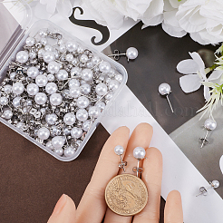 120 шт. 3 размера железных сережек-гвоздиков STAS-SP0001-51P