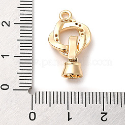 Латунные микро проложить кубический цирконий подвеска FIND-Z030-04KCG