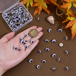 100 шт. пластиковые кнопки для рисования&nbsp;AJEW-PH01656