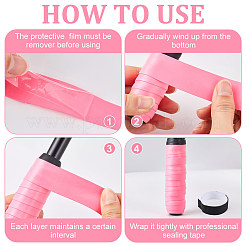 9шт 3 цвета pu кожа противоскользящая накладка на теннисную ракетку DIY-CN0002-75