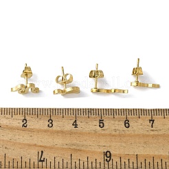 Комплекты сережек из нержавеющей стали 304 EJEW-S248-03A-G