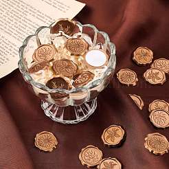 50шт. клейкие восковые наклейки DIY-CP0006-08B