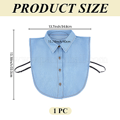 Colletto finto staccabile in tessuto da donna&nbsp;DIY-WH20048-036B