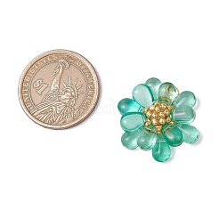 Подвески из прозрачного стекла в форме капли PALLOY-MZ00601-04