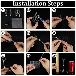 Пластиковый держатель для демонстрации фигурок с квадратным основанием&nbsp;ODIS-WH0043-212A