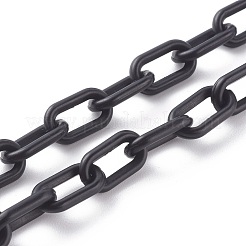 Персонализированные ожерелья-цепочки из непрозрачного акрила&nbsp;NJEW-JN03432-12