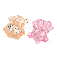 Прозрачных бусин акриловые треск MACR-D024-12