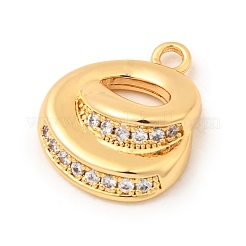 Латунные микро проложить кубического циркония подвески KK-C117-12G-E