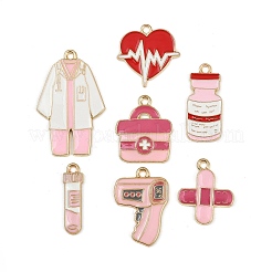 14 шт. 7 стиля подвески из сплава и эмали на медицинскую тематику&nbsp;ENAM-FP0003-07