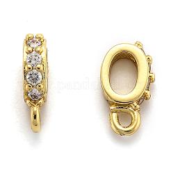 Латунные поручни из кубического циркония с микропаве&nbsp;ZIRC-H119-11G