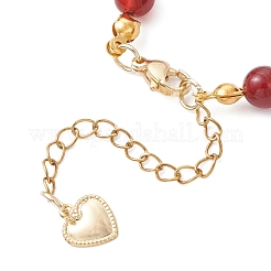 Natürlichen Karneol Perlen Armbänder&nbsp;BJEW-JB12752-02