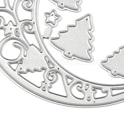 Рождественский венок из углеродистой стали для штамповки трафаретов DIY-R079-061