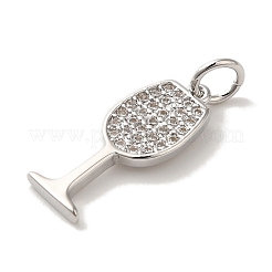 Кубические подвески из латуни с микропаве&nbsp;KK-U027-07P-03