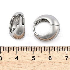 Латунные серьги обруча&nbsp;EJEW-U055-21P