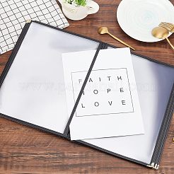 A4 kunststoff menü buchschutz&nbsp;AJEW-WH0237-11