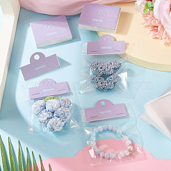 100 Stück faltbare Display-Kopfkarten aus Papier mit Blumendruck&nbsp;CDIS-TA0001-46B