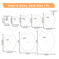 1 комплект прозрачных акриловых форм DIY-UN0006-31